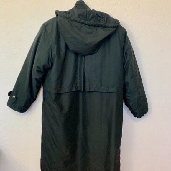 Northwoods Downwear mens duster coat SZ M - removable down lining and hood - Picture 6 of 8